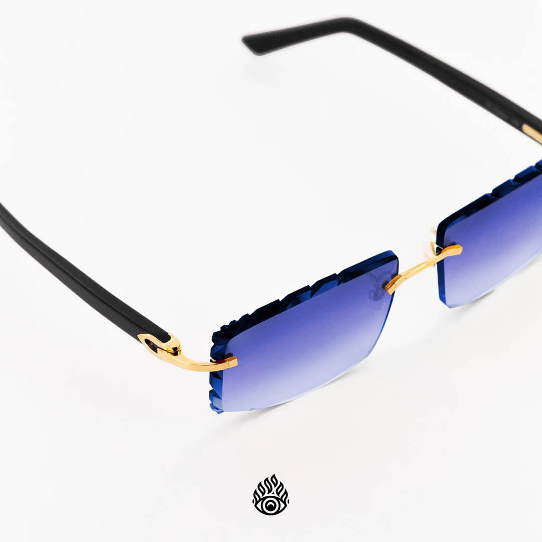 Cartier Black Acetates with Gold Detail