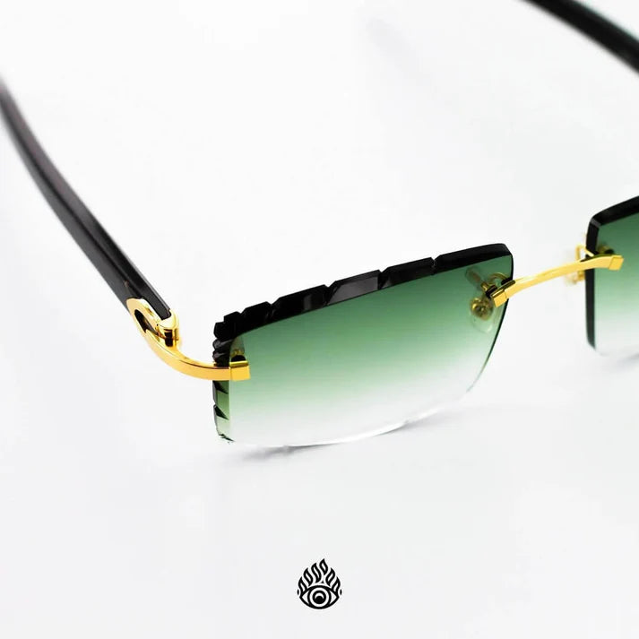 Cartier Black Horns, with Gold Detail