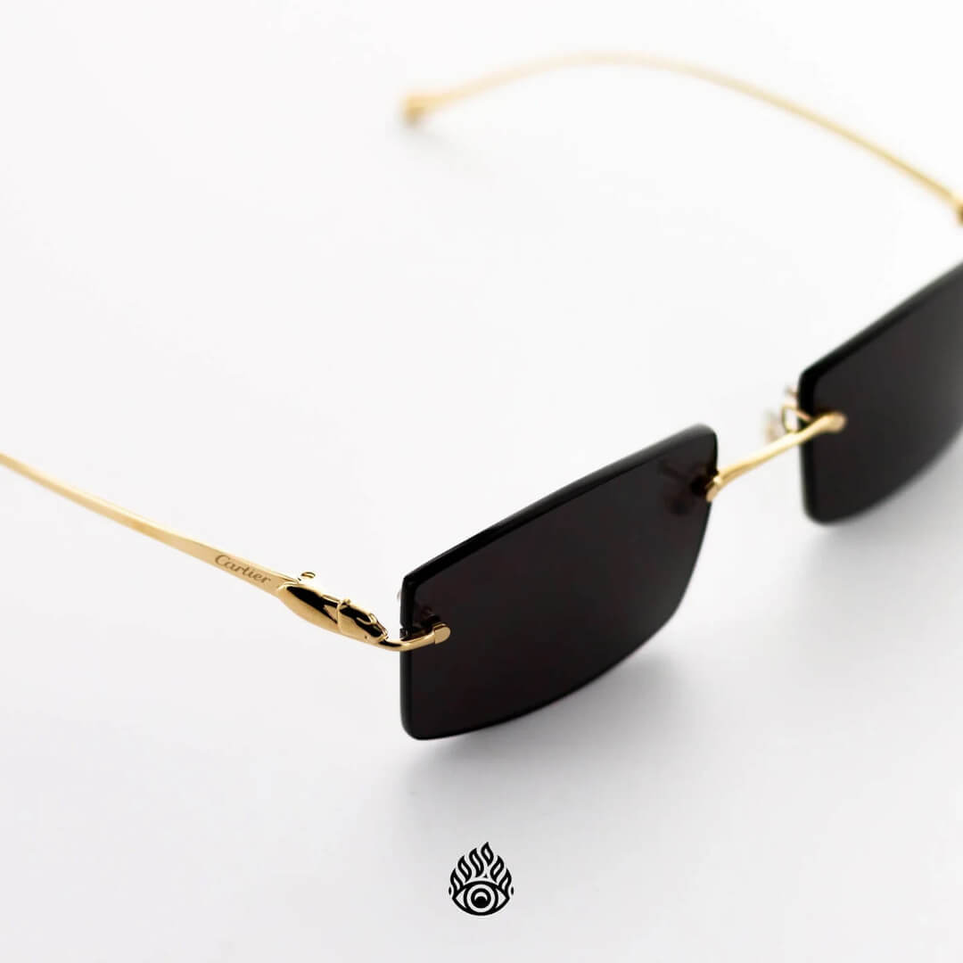 Panthère De Cartier Gold Glasses